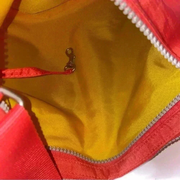 Baggallini crossbody bag Orange Coral Red Adjustable Strap - Picture 5 of 7